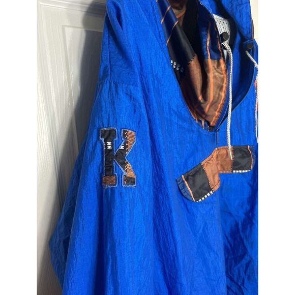 Vintage New York Knicks Two Hype Salem Hype 4 Windbreaker NylonJacket Anorak XXL - Picture 7 of 16